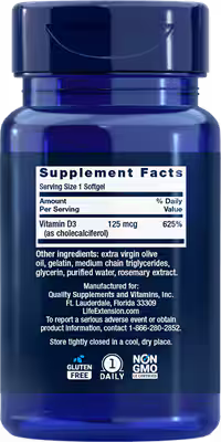 Vitamin D3 by Life Extension
