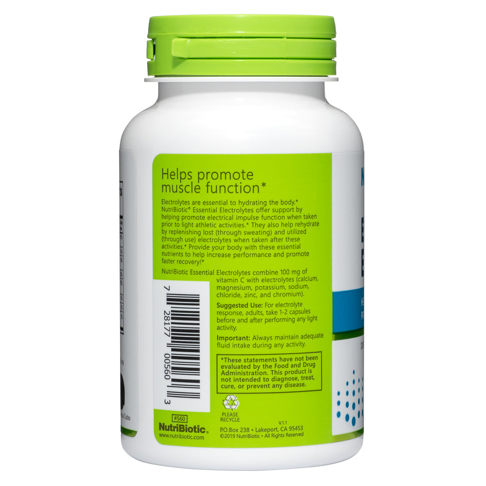 NutriBiotic Essential Electrolytes 100 caps