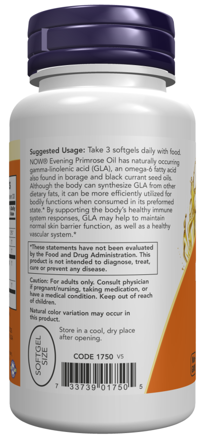 NOW Evening Primrose Oil 500 mg -100 softgels