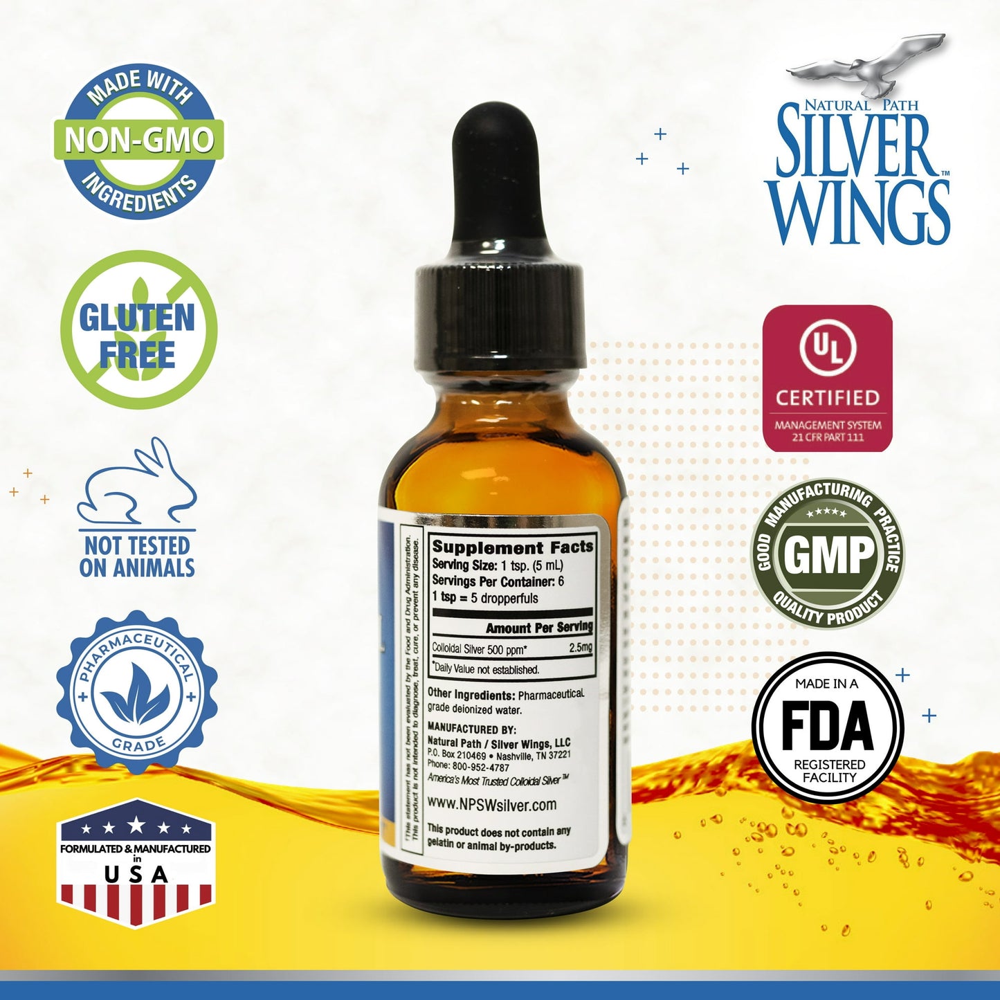 COLLOIDAL SILVER IMMUNE SUPPORT BY SILVER WINGS