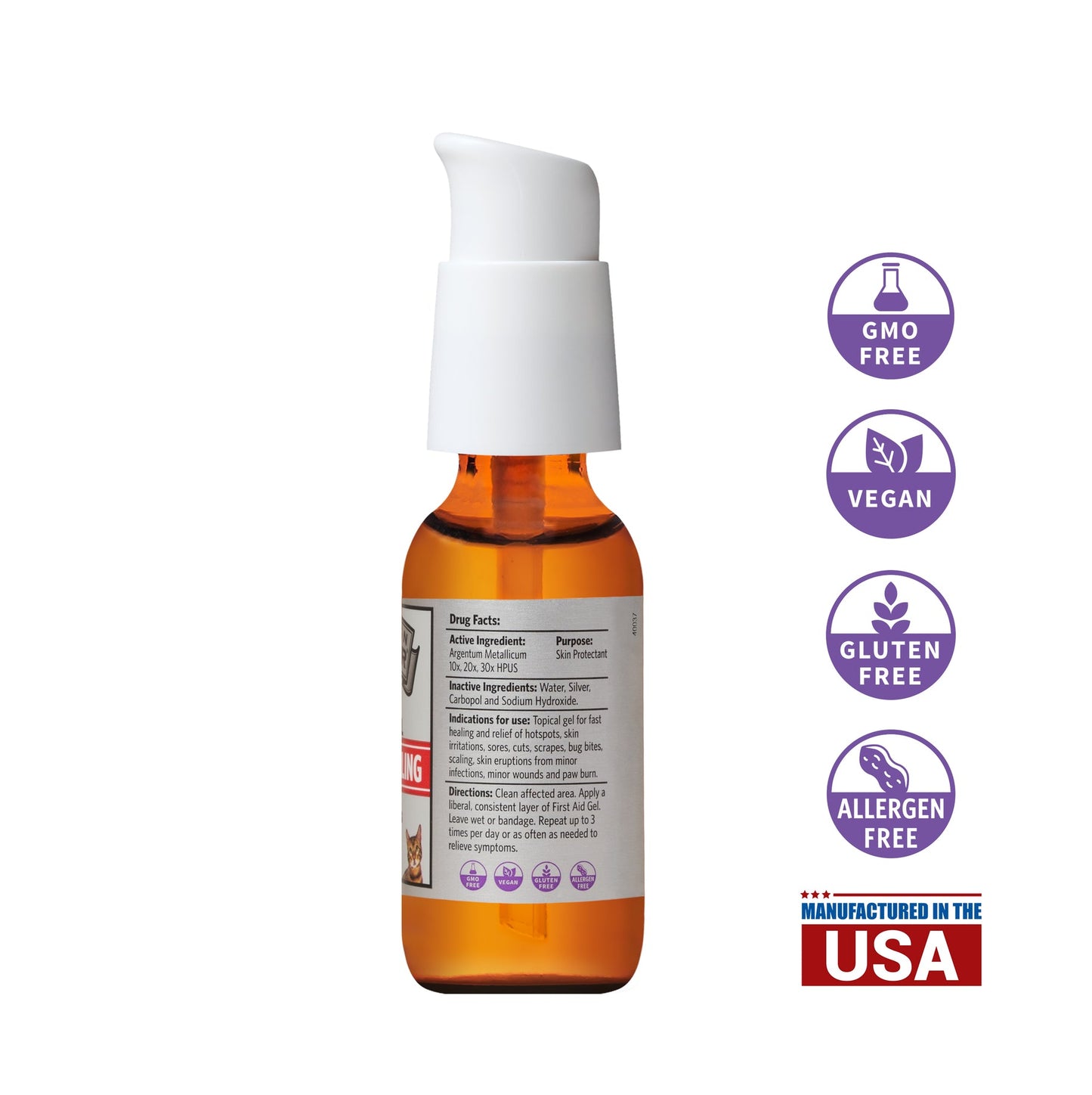 PETS First Aid Gel (Topical Healing) by Sovereign Silver