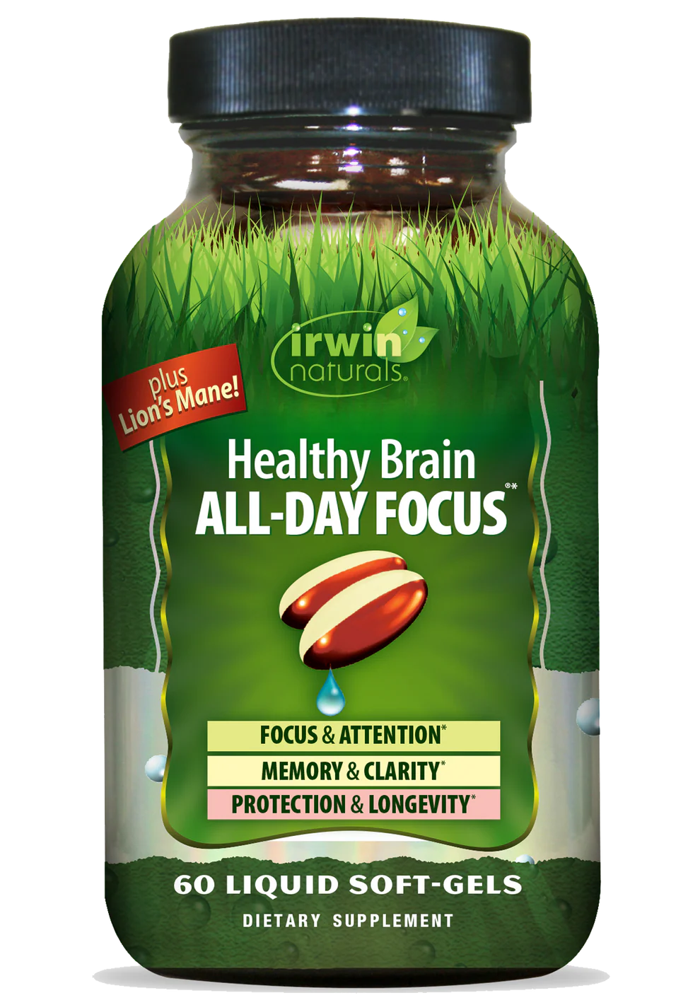 HEALTHY BRAIN ALL-DAY FOCUS BY IRWIN NATURALS