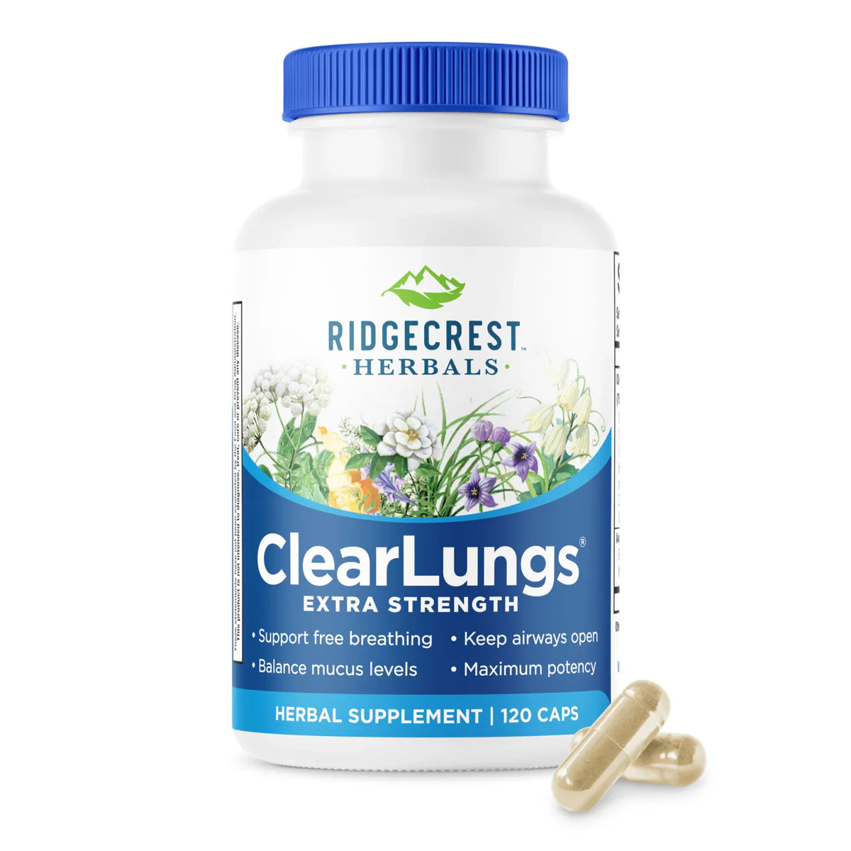 CLEAR LUNGS EXTRA STRENGTH BY RIDGECREST HERBALS