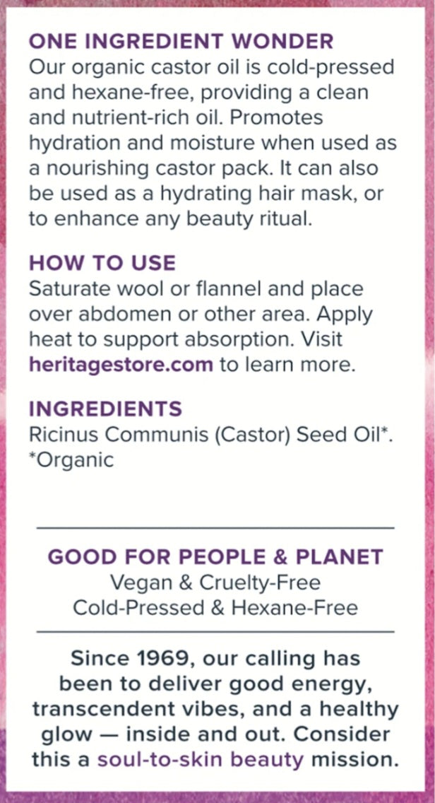 Organic Castor Oil 16 oz