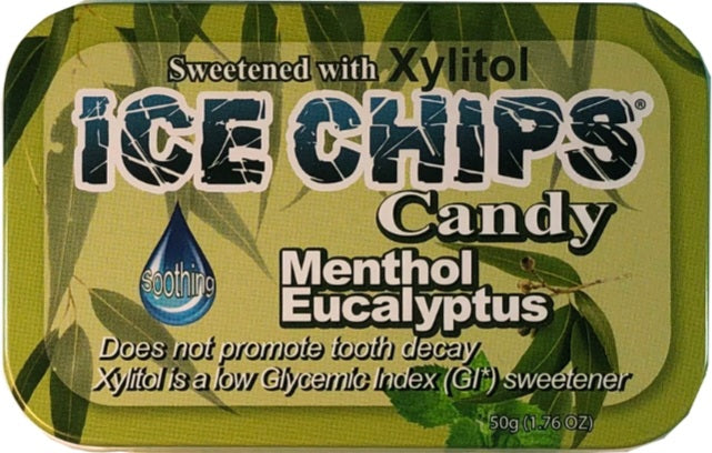 ICE CHIPS® Menthol Eucalyptus Xylitol Candy