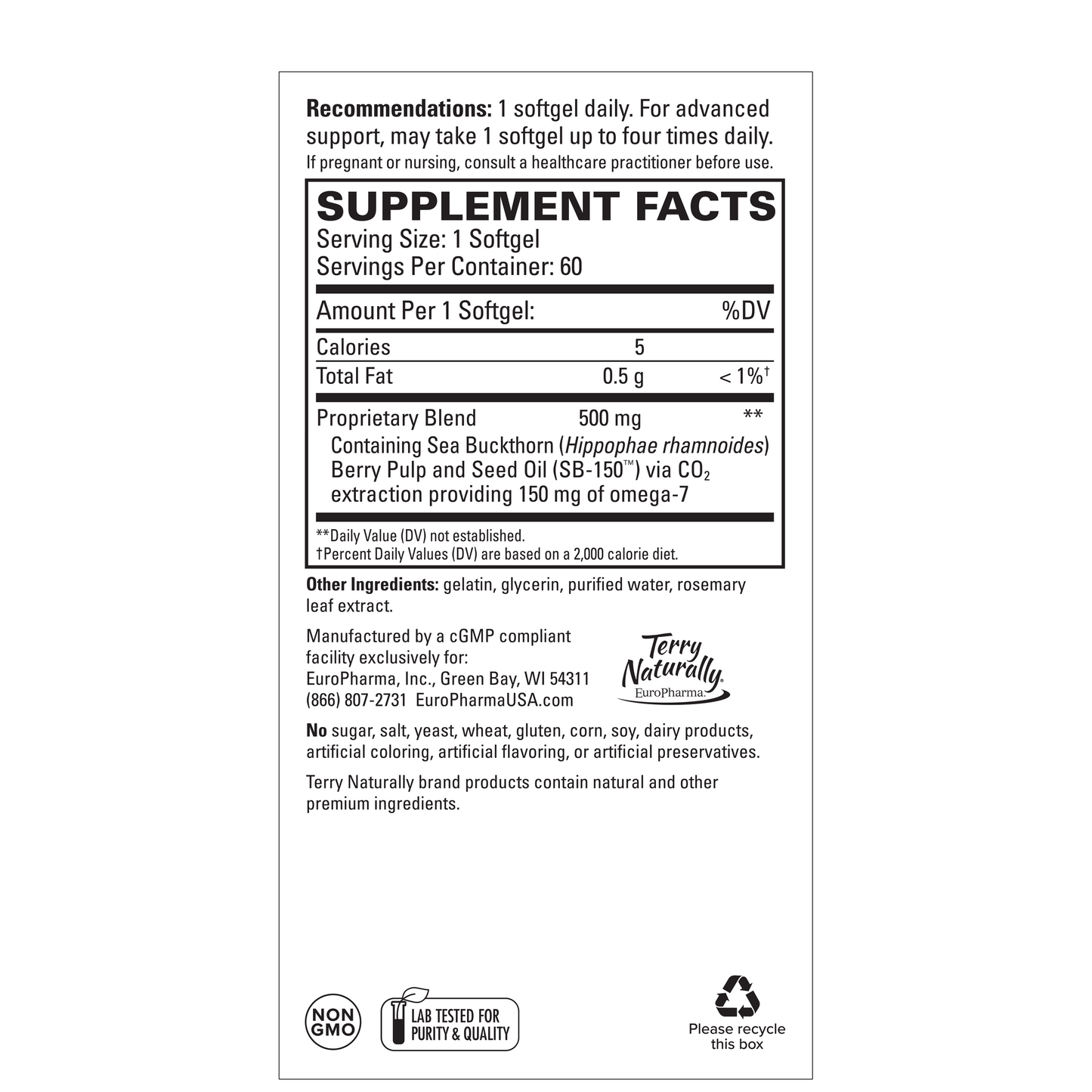 Omega 7 Dry Eye Relief