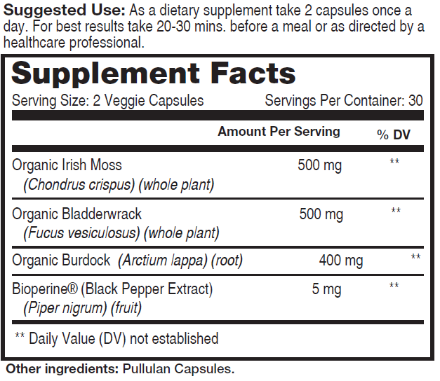 Organic SEA MOSS by 1LIFESCIENCE