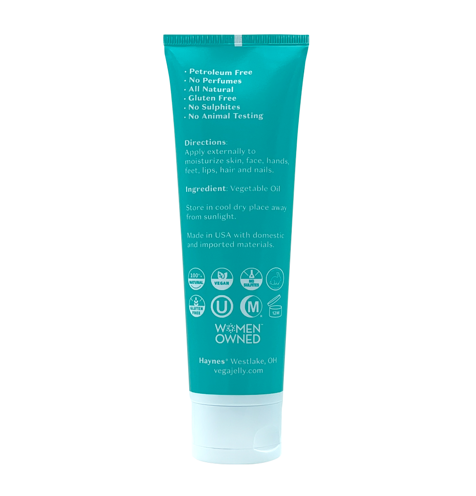 VegaJelly (The Ultimate Alternative to Petroleum Jelly) Plant Based