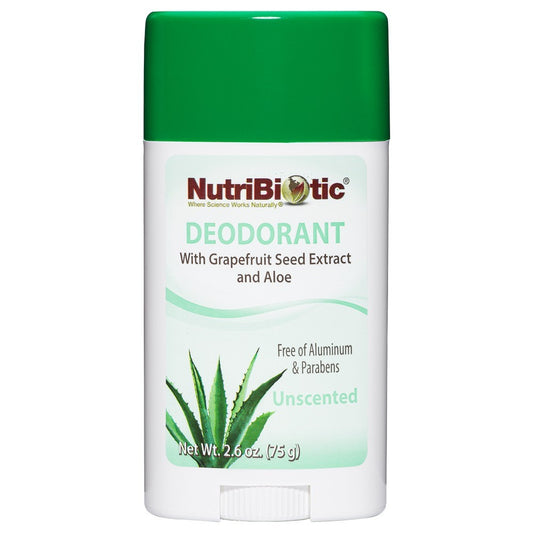 Nutribiotic Deodorant with Grapefruit Seed Extract and Aloe