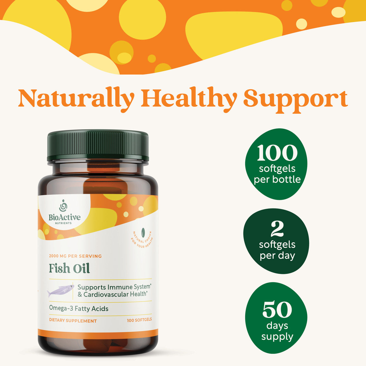 BioActive Nutrients Fish Oil 2000mg