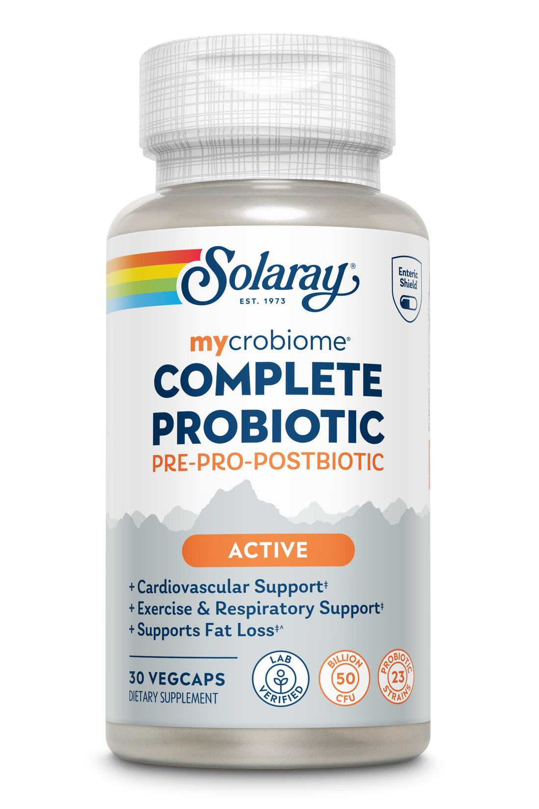 Mycrobiome Complete Probiotic (PRE-PRO-POSTBIOTIC) by Solaray