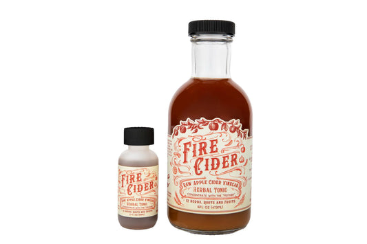 FIRE CIDER RAW APPLE CIDER VINEGAR CONCENTRATE WITH MOTHER