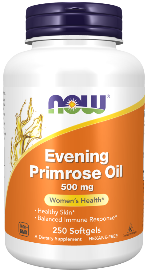 NOW Evening Primose Oil 500mg - 250 Softgels