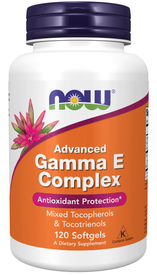 NOW Advanced Gamma E Complex 120 softgels