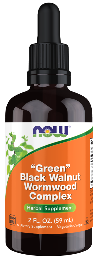 NOW "Green" Black Walnut Wormwood Complex 2 FL. OZ.