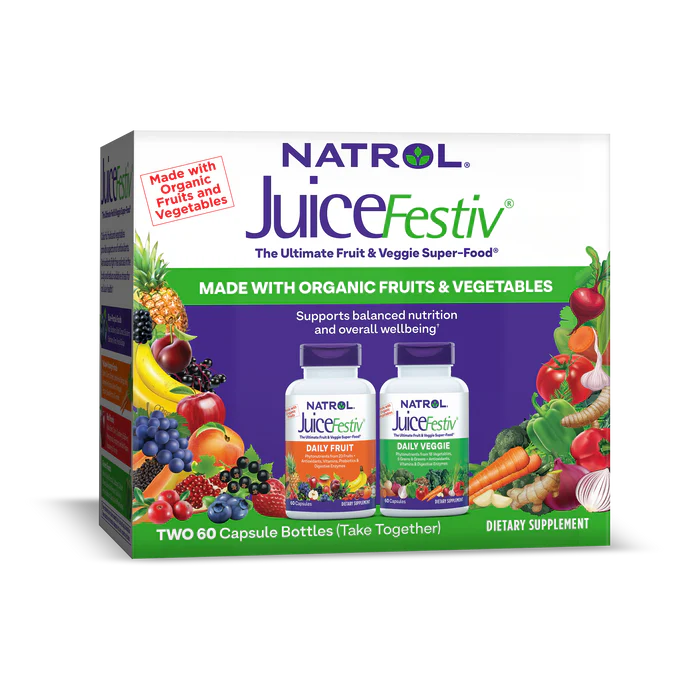 JuiceFestiv Daily Fruit & Veggie Capsules