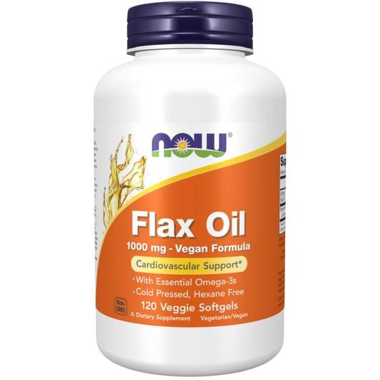 Flax Oil 1000 mg Vegan Formula Veggie Softgels