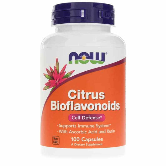 NOW Citrus Bioflavonoids with Ascorbic Acid and Rutin 100 caps