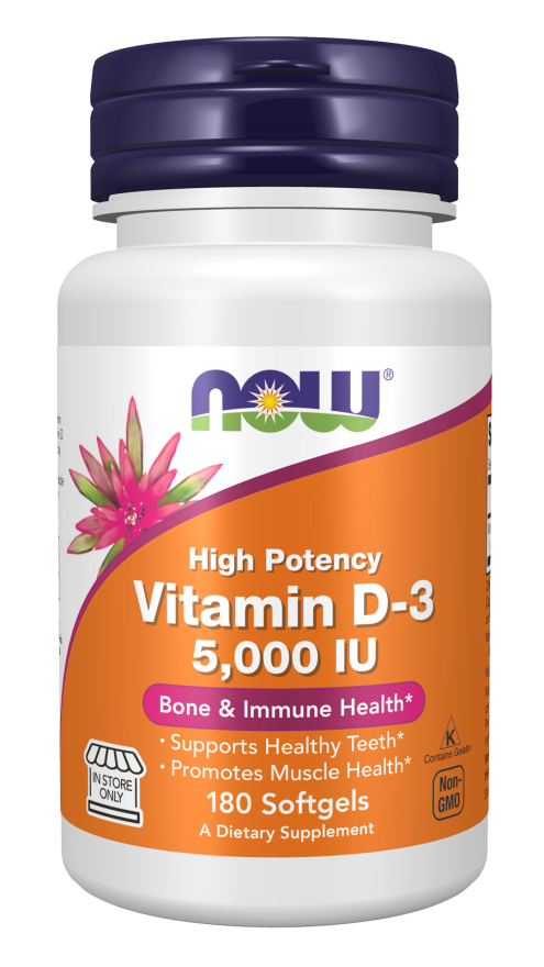 Vitamin D-3 5000 IU Softgels