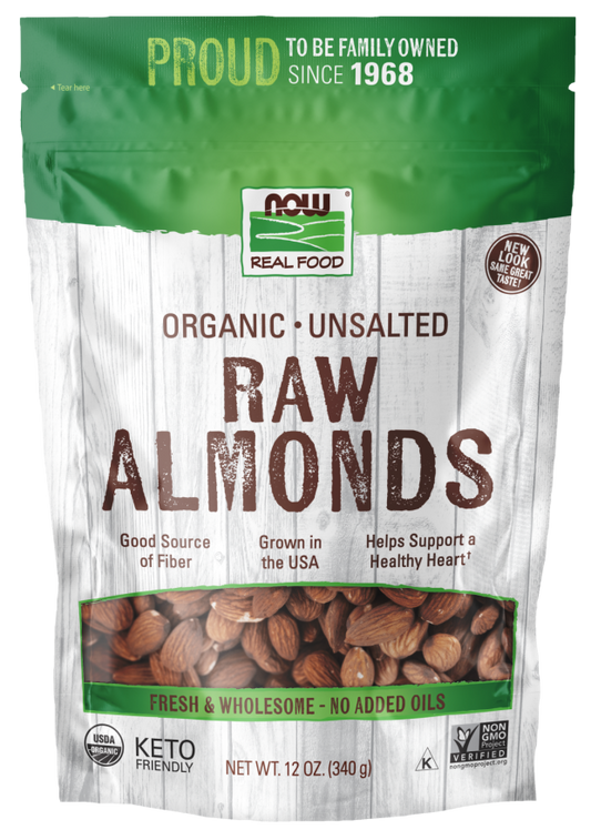 Almonds, Organic, Raw & Unsalted