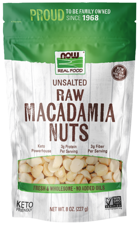 Macadamia Nuts, Raw & Unsalted Fresh & Wholesome - No Added Oils