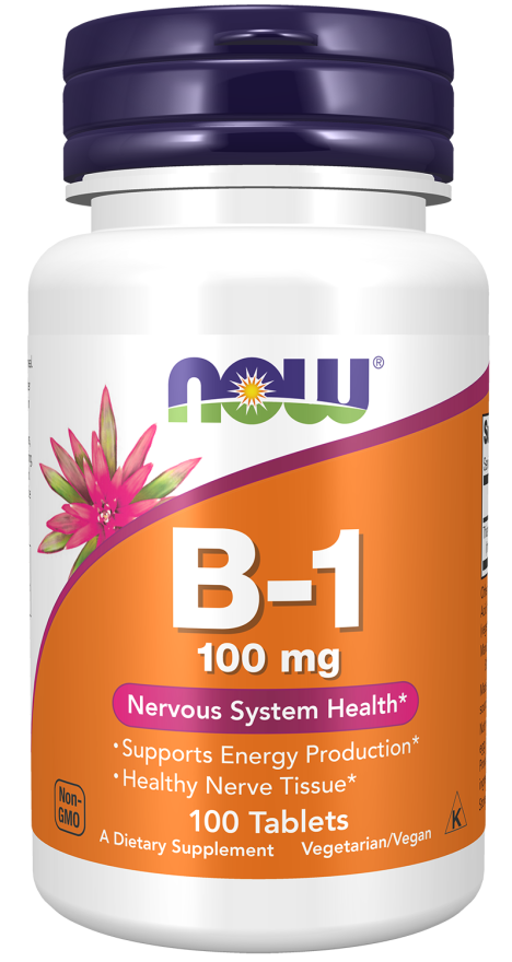 NOW Vitamin B-1, 100mg