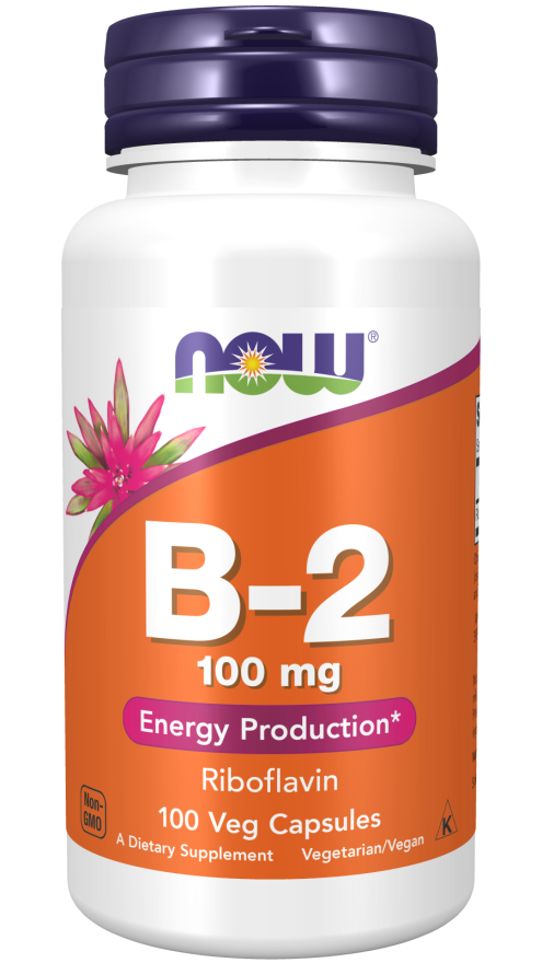 NOW Vitamin B-2, 100mg