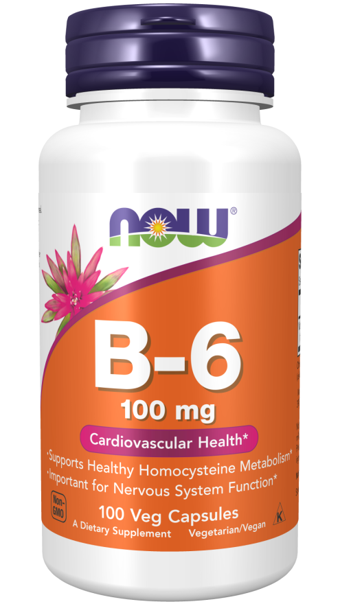 NOW Vitamin B-6, 100mg