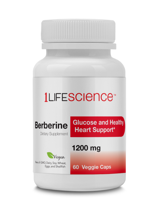 1LIFESCIENCE BERBERINE 1200MG