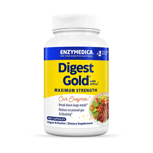 Digest Gold Maximum Strength 180 Capsules By Enzymedica