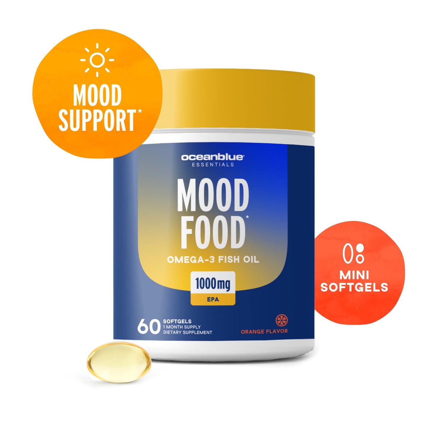 Mood Food Omega 3 Fish Oil by Oceanblue Essentials
