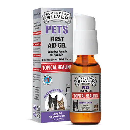 PETS First Aid Gel (Topical Healing) by Sovereign Silver