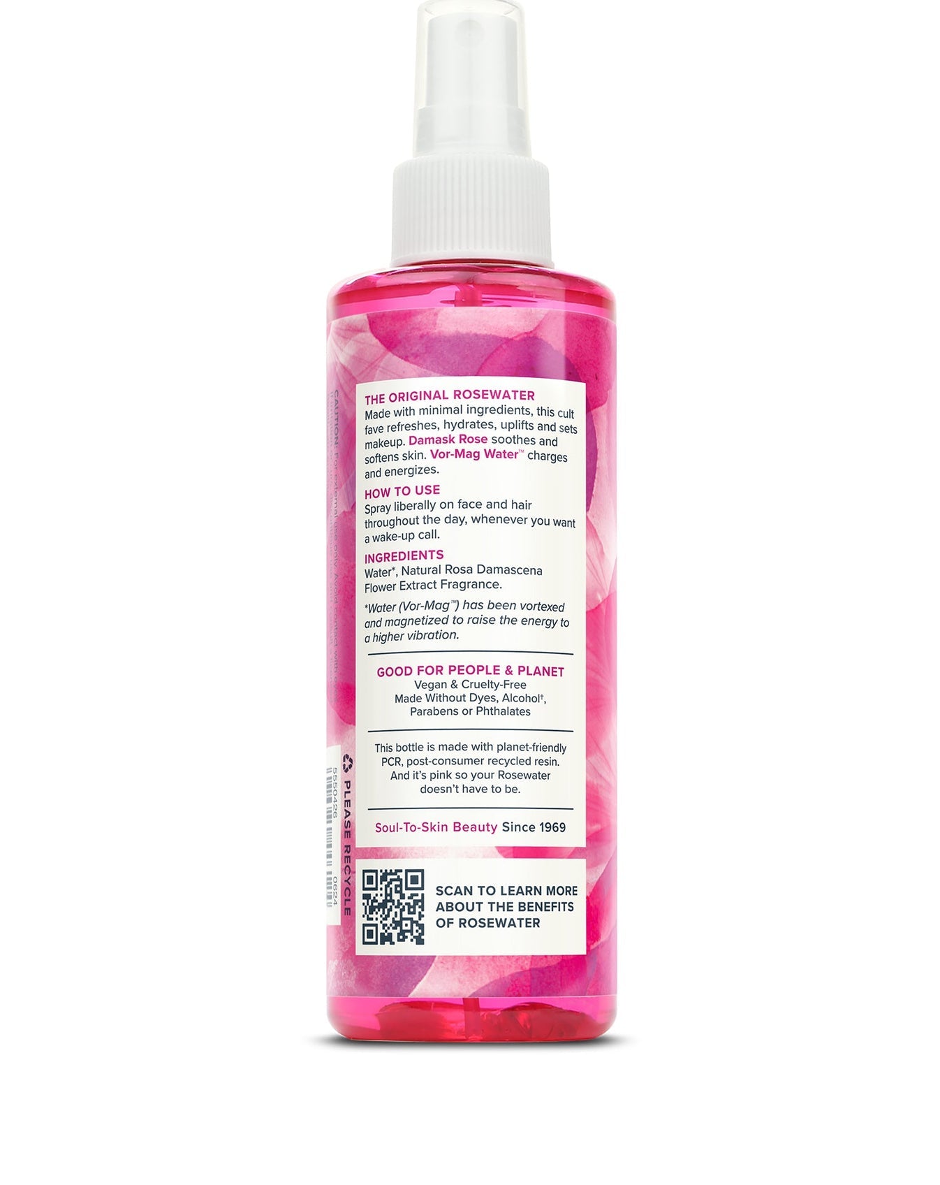 Rosewater by Heritage Store 1 fl oz