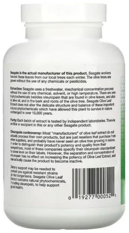 Seagate Olive Leaf Extract 450mg - 250caps