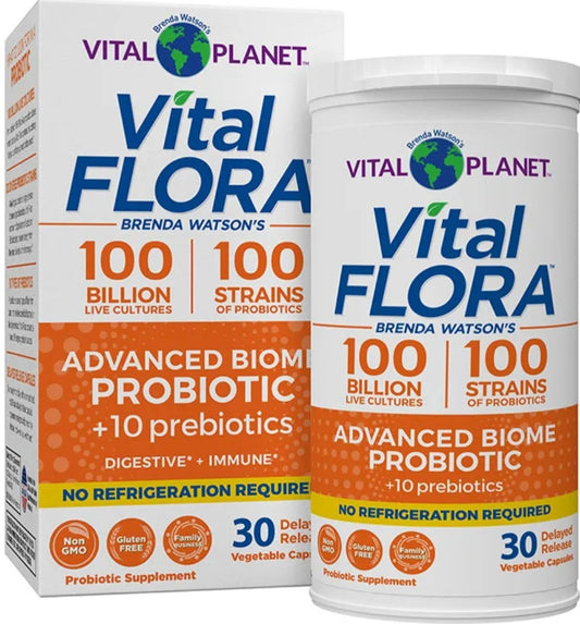 Vital Flora Advanced Biome Probiotic 30 caps.