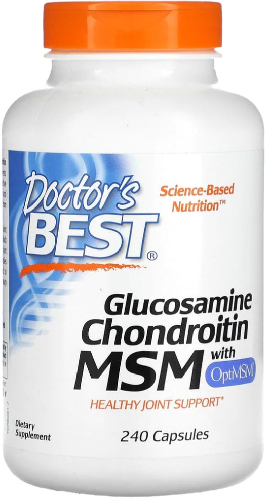 Glucosamine Chondroitin MSM with OptiMSM, 240 Capsules