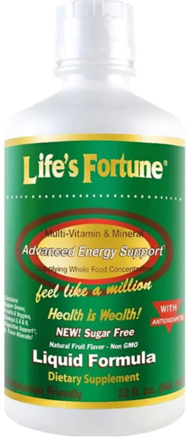 LIFE'S FORTUNE  Whole Food Multivitamin & Mineral - Liquid 32oz