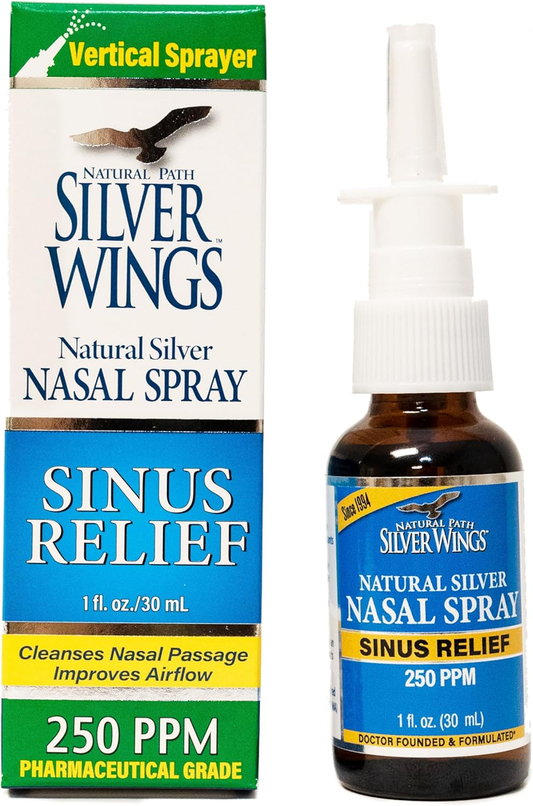 Natural Silver Sinus Relief Nasal Spray